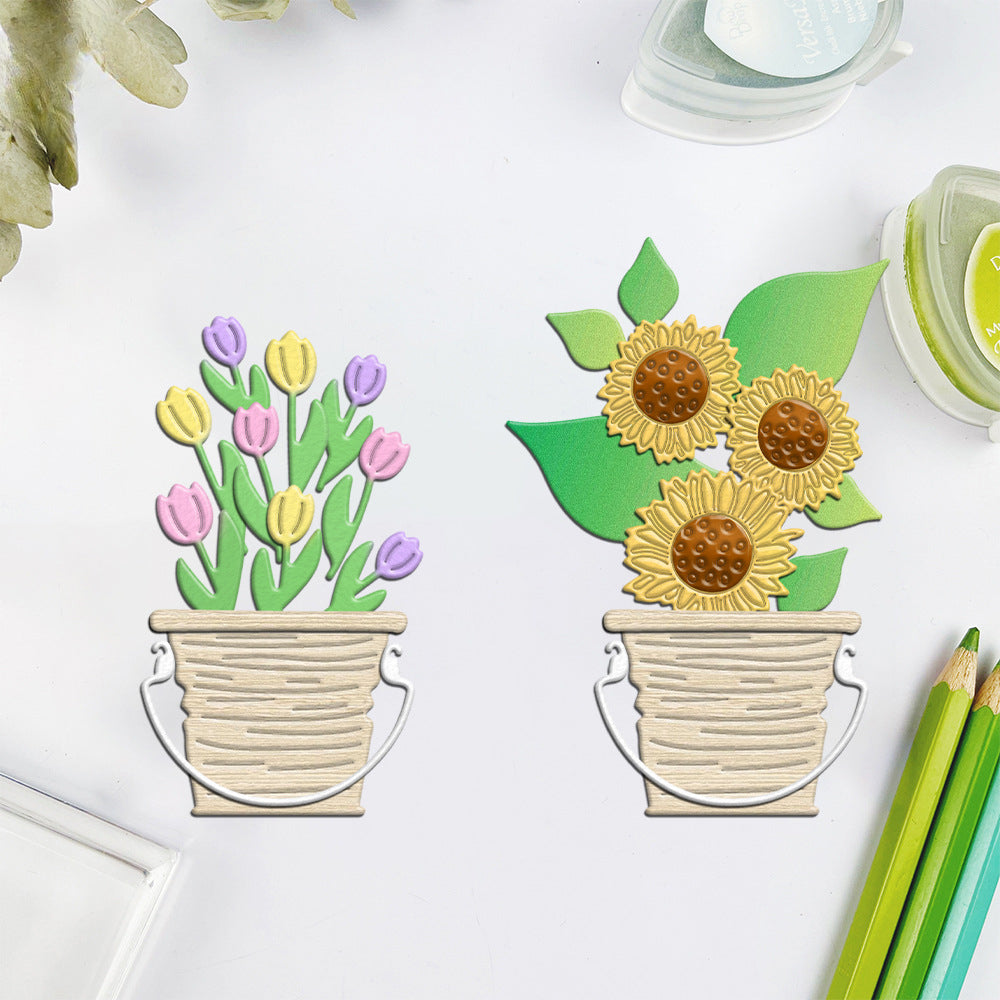 Potted Flowers Metal Cutting Dies