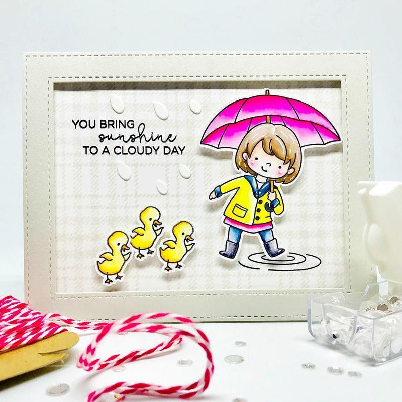 Little Rainy Girl Dies & Stamps Set