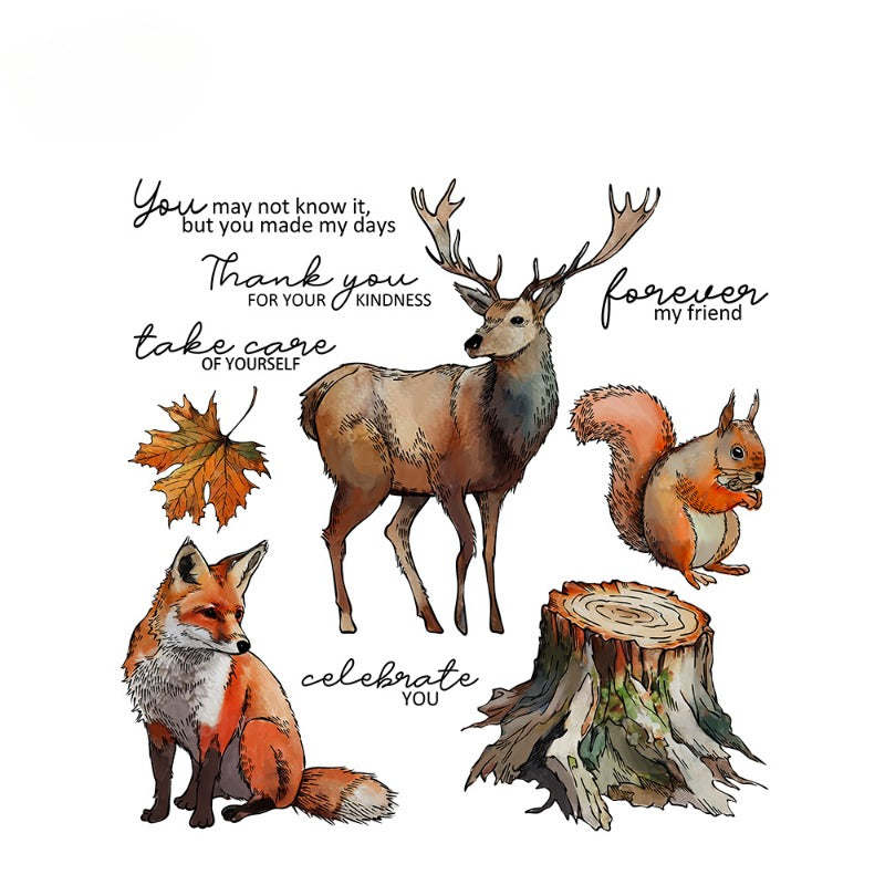The Animal Party Dies & Stamps Set