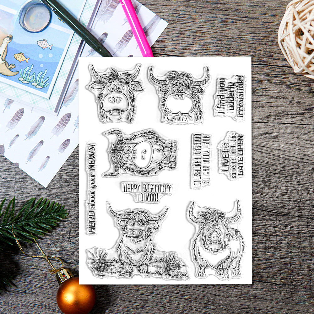 Cute Cows Dies & Stamps Set