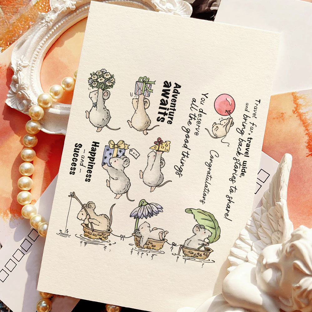Mouse Daily Life Dies & Stamps Set