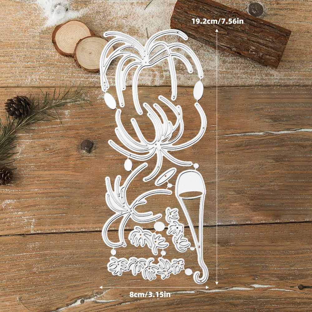 Hanging Basket Flowers Metal Cutting Dies