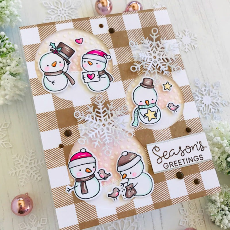 Winter Snowman Series Dies & Stamps Set