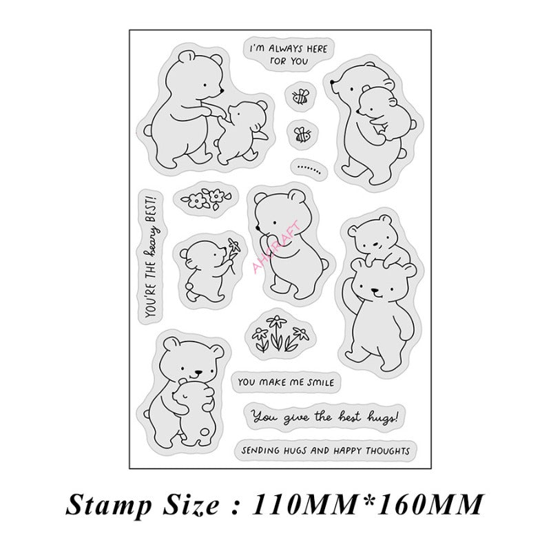 Bear Series Dies & Stamps Set