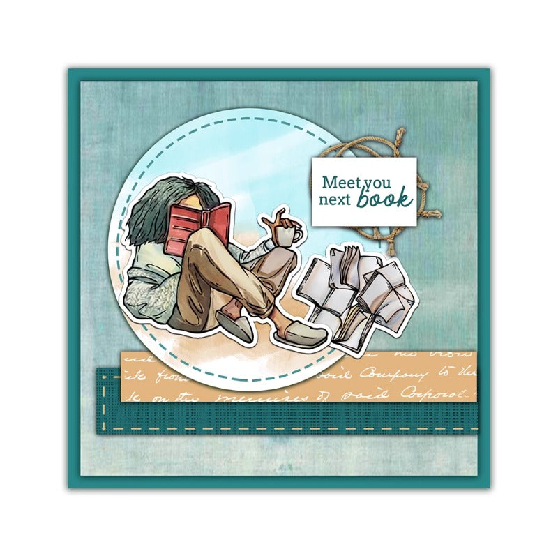 Women Who Love Reading Dies & Stamps Set