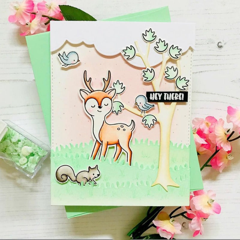 Deer Squirrel Dies & Stamps Set