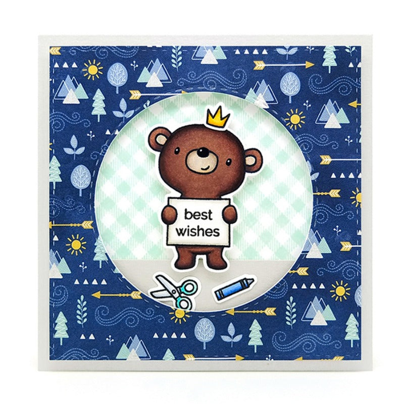 Animal Message Board Dies & Stamps Set