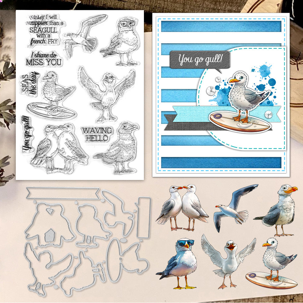 Happy Seagull Dies & Stamps Set
