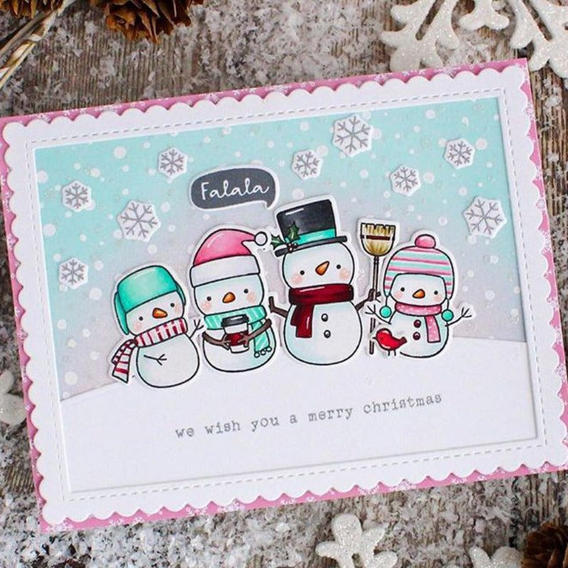 Winter Snowman Series Dies & Stamps Set