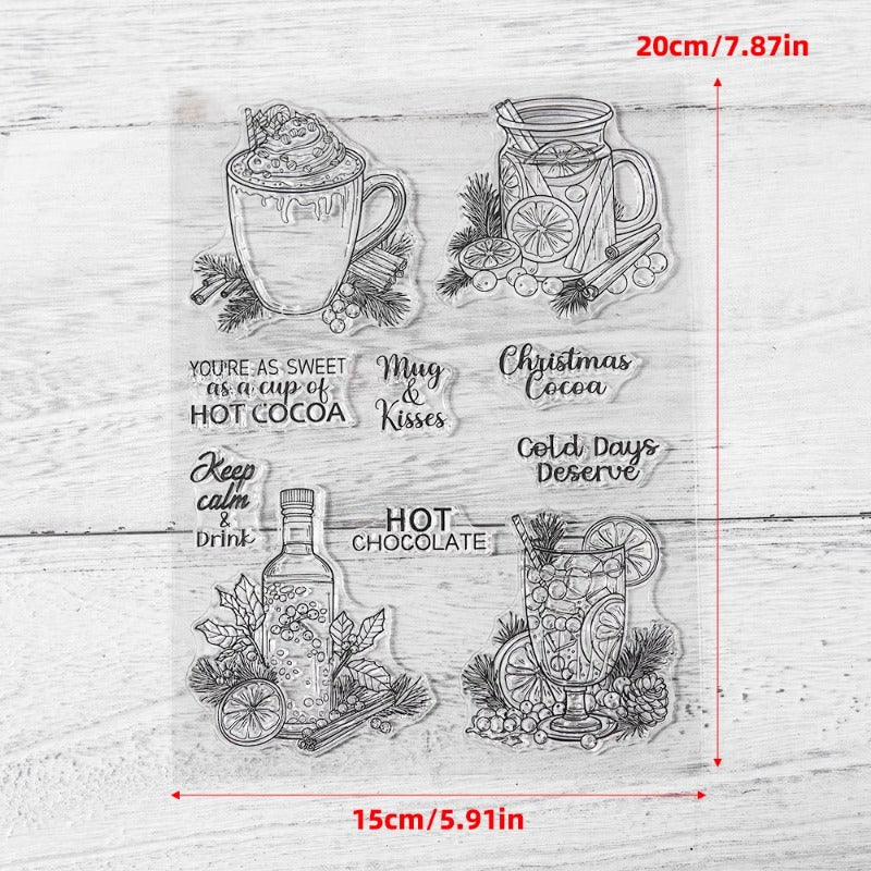 Party Drinks Dies & Stamps Set
