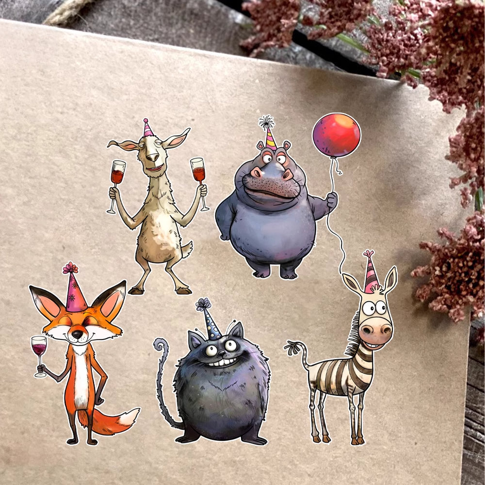 Forest Animals Birthday Party Dies & Stamps Set
