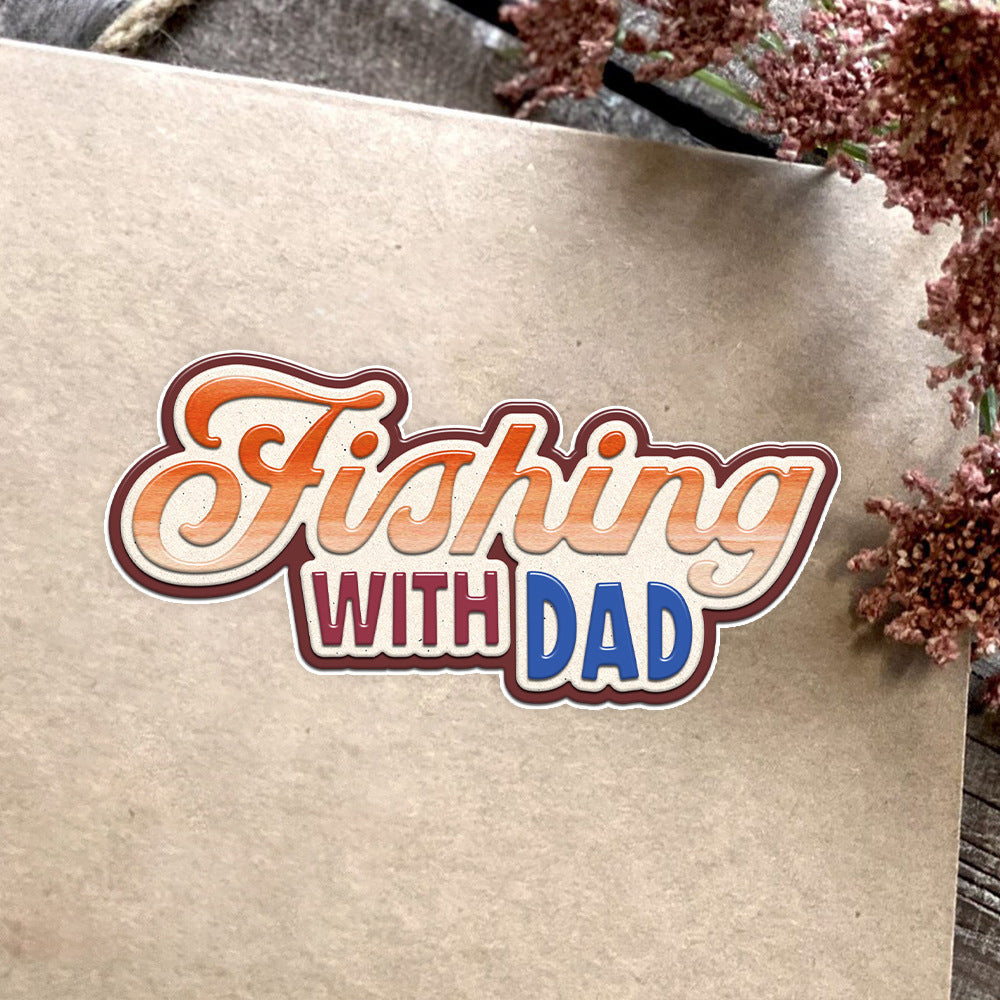 Father's Day Theme Metal Cutting Dies
