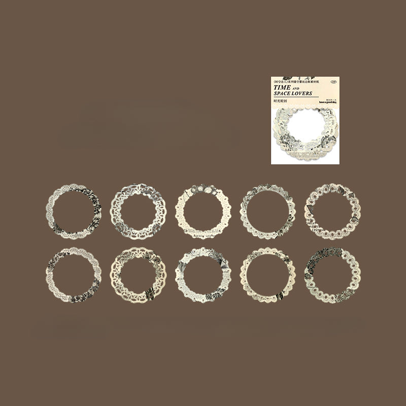 Hollow Lace Border Decorative Paper