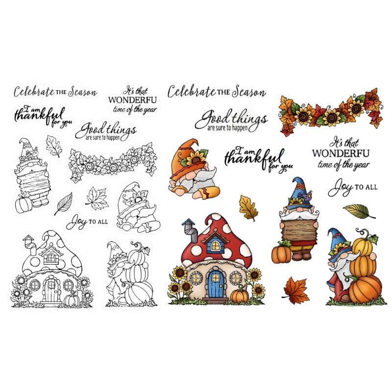 Pumpkin Gnome Dies & Stamps Set