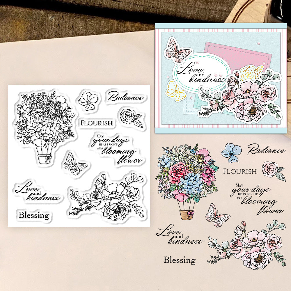 Spring Flowers Clear Stamps