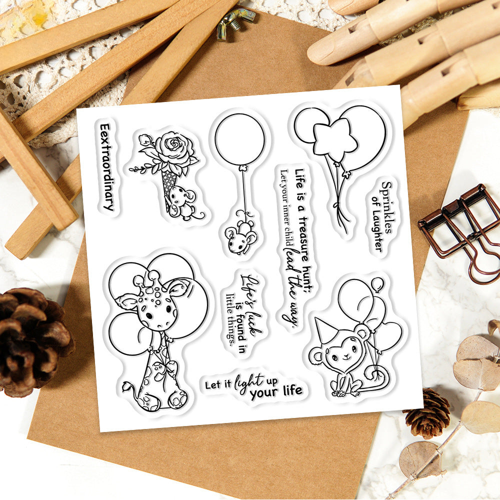 Animal Balloons Dies & Stamps Set