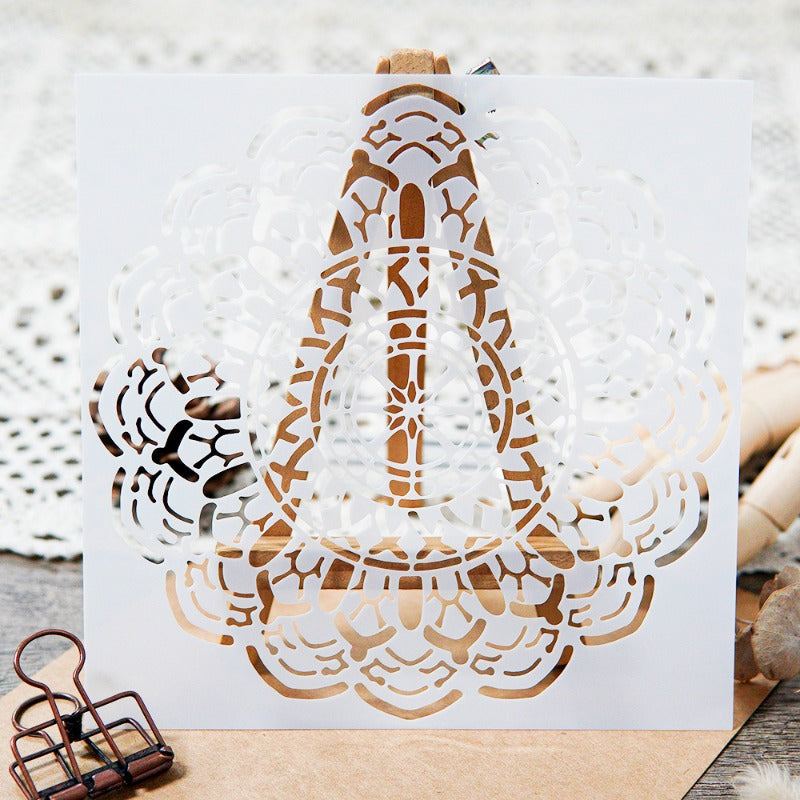 Flower DIY Painting Hollow Stencil