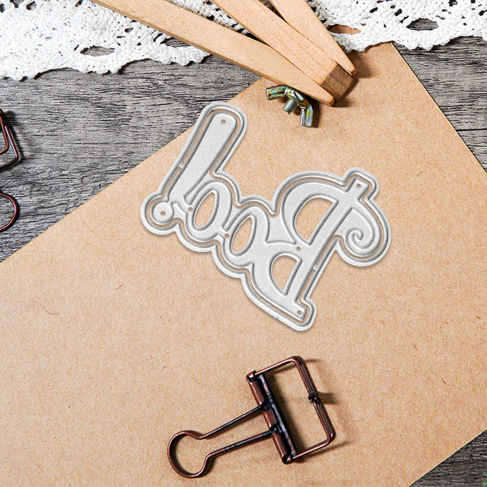 "BOO" Words Metal Cutting Dies