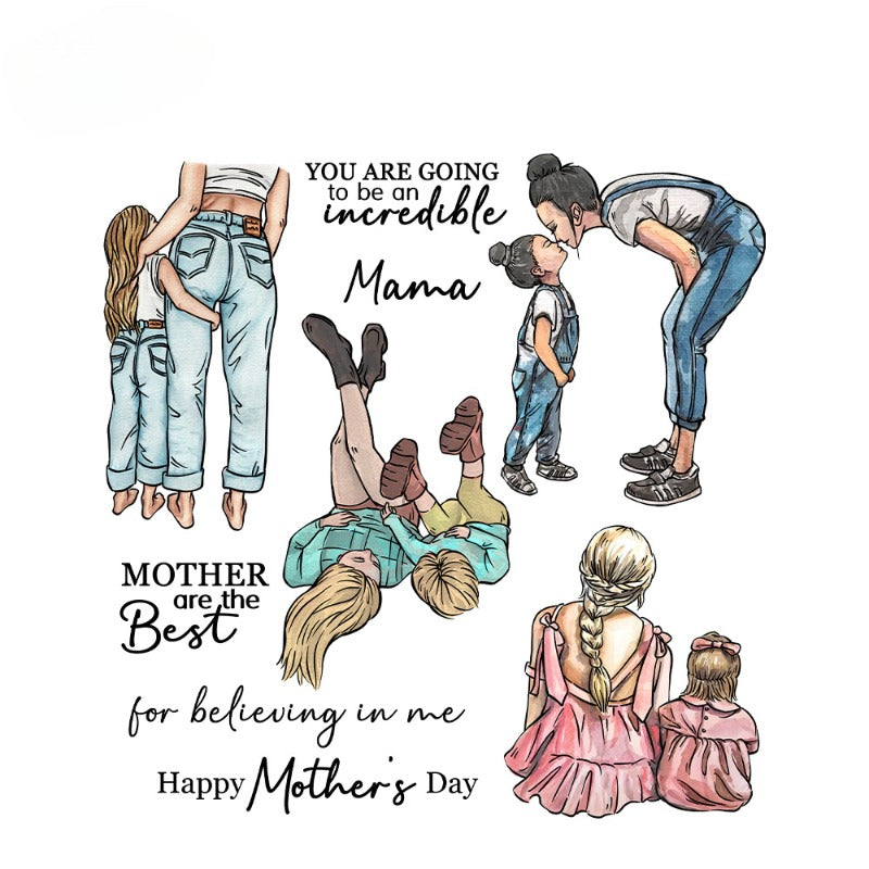 Mother & Daughter Dies & Stamps Set