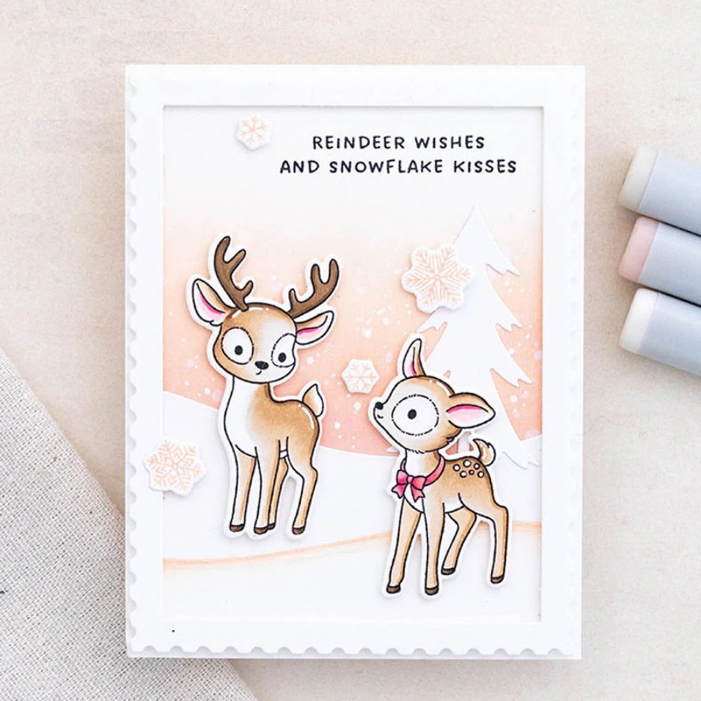 Santa Claus and Deer Dies & Stamps Set