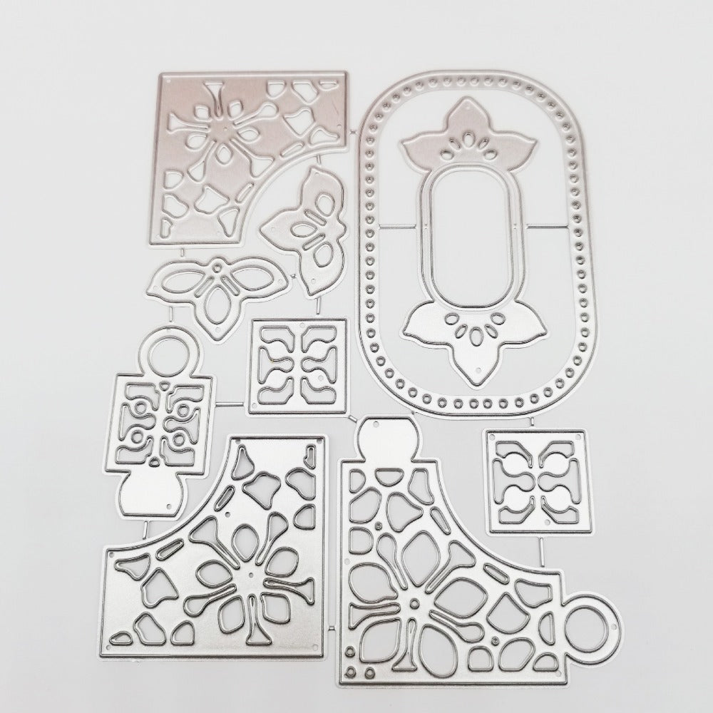 Rectangular Lace Border Metal Cutting Dies