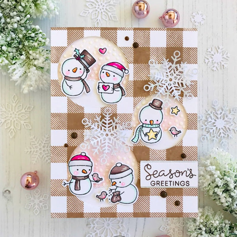 Winter Snowman Series Dies & Stamps Set