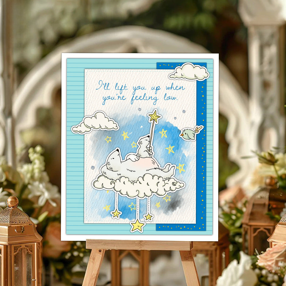 Polar Bear Elephant Clear Stamps