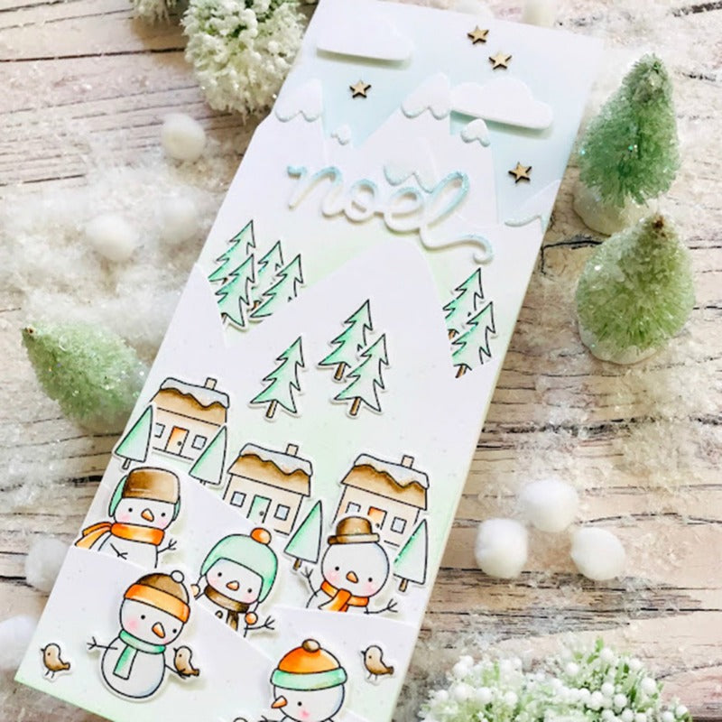 Winter Snowman Series Dies & Stamps Set