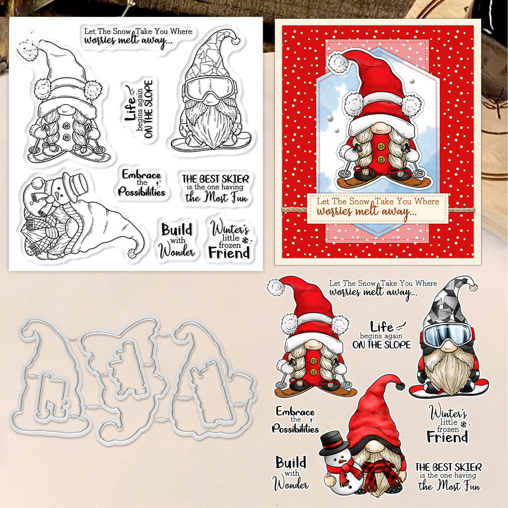 Christmas Gnome Dies & Stamps Set