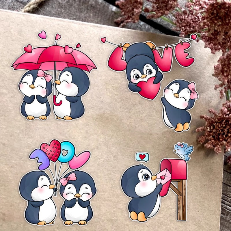 Valentine's Day Penguins Dies & Stamps Set