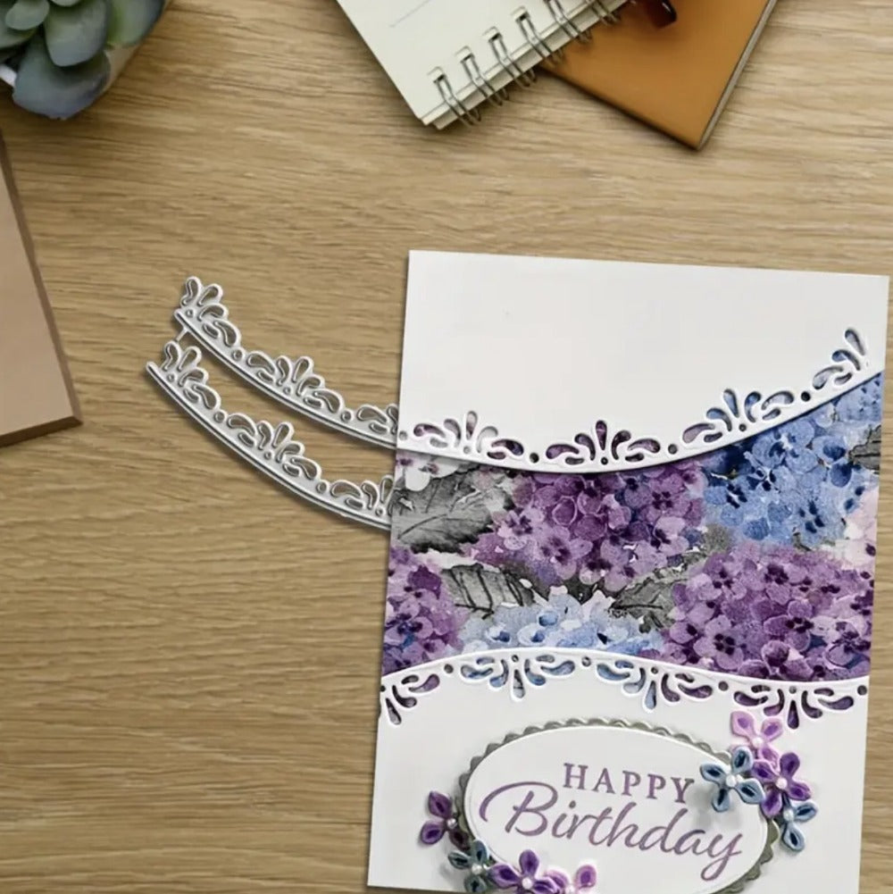Curved Lace Metal Cutting Dies