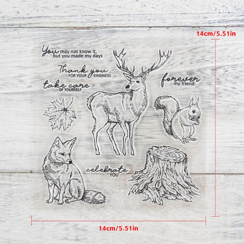 The Animal Party Dies & Stamps Set