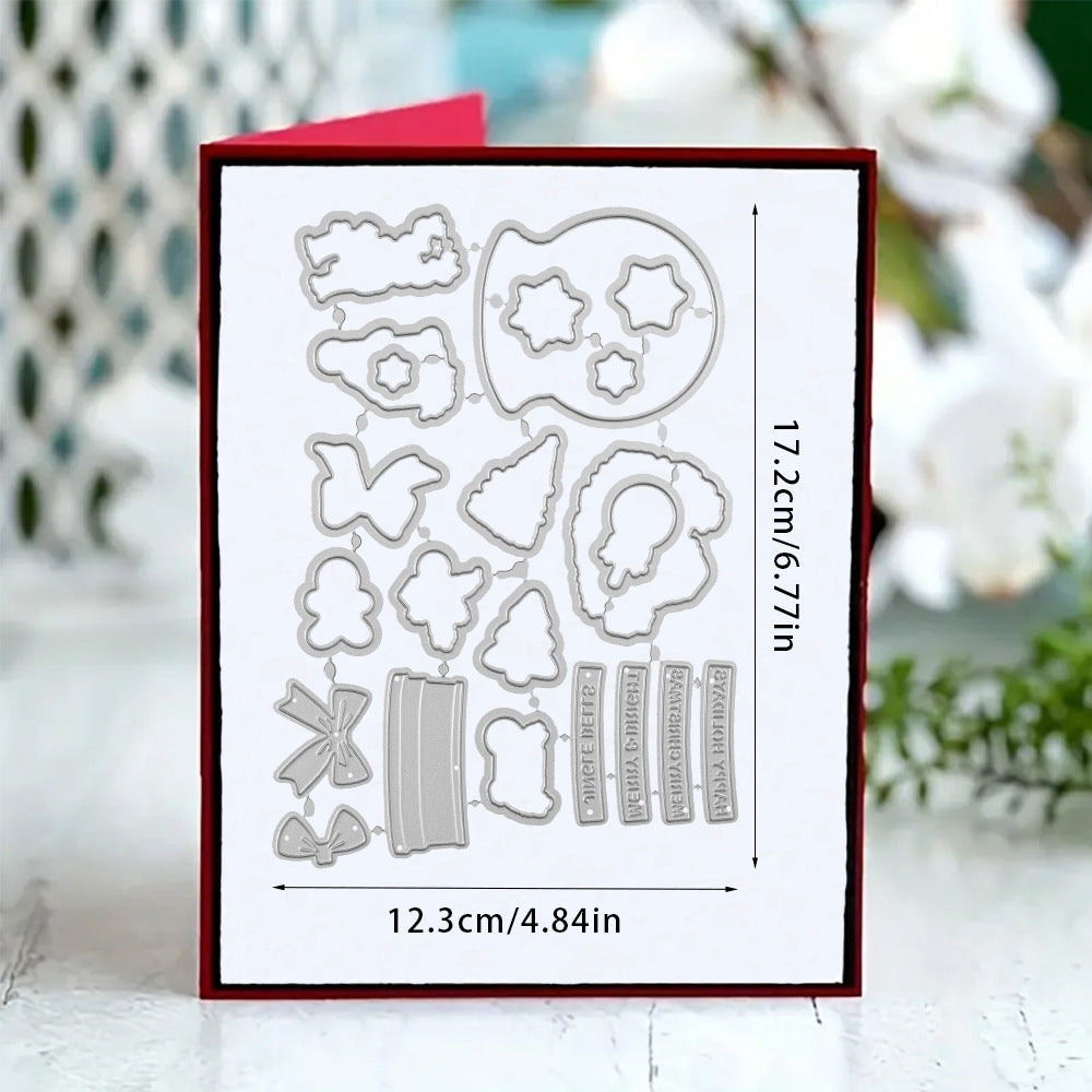 Christmas Elements Dies & Stamps Set