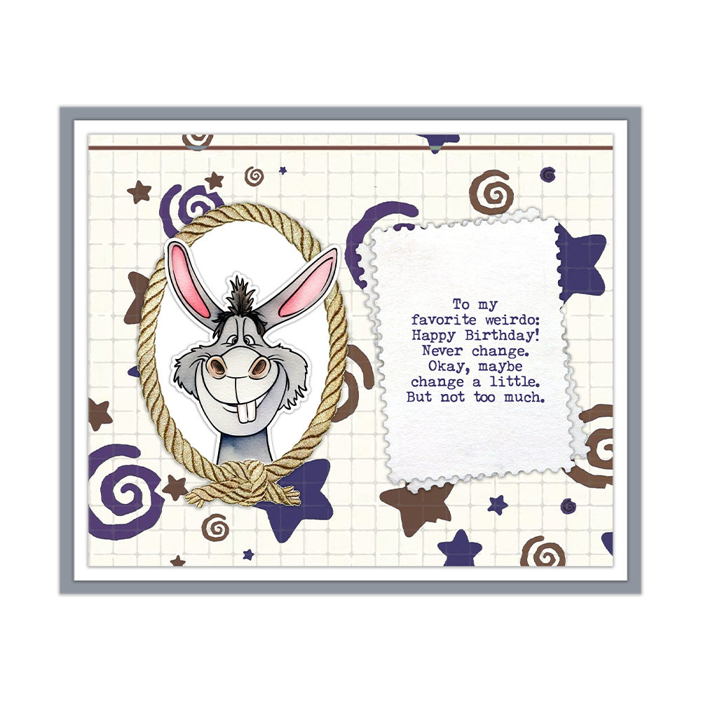 Humorous Animal World Dies & Stamps Set