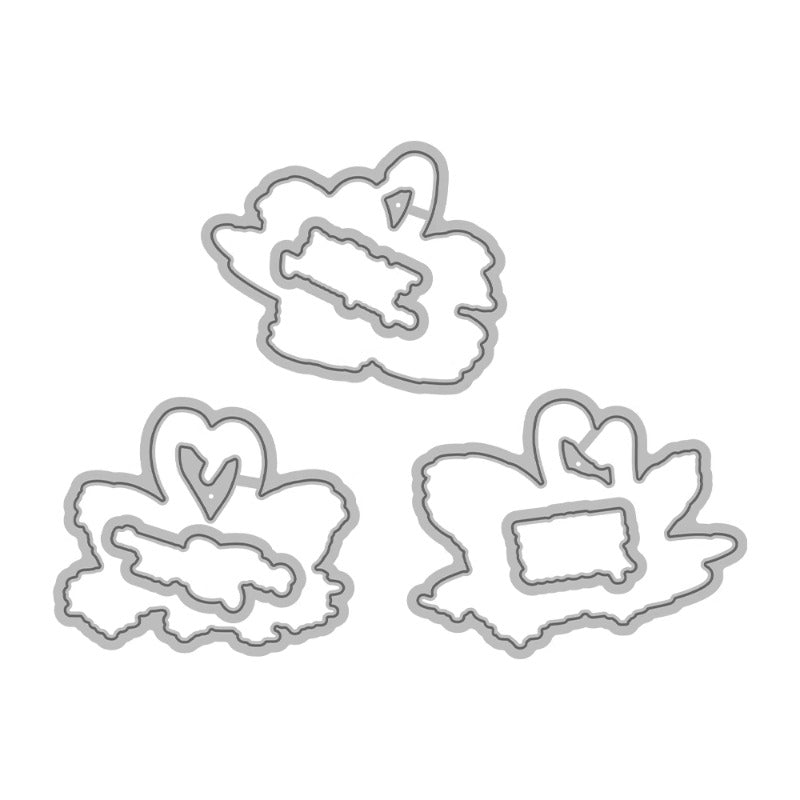 Loving Swans In The Lake Dies & Stamps Set