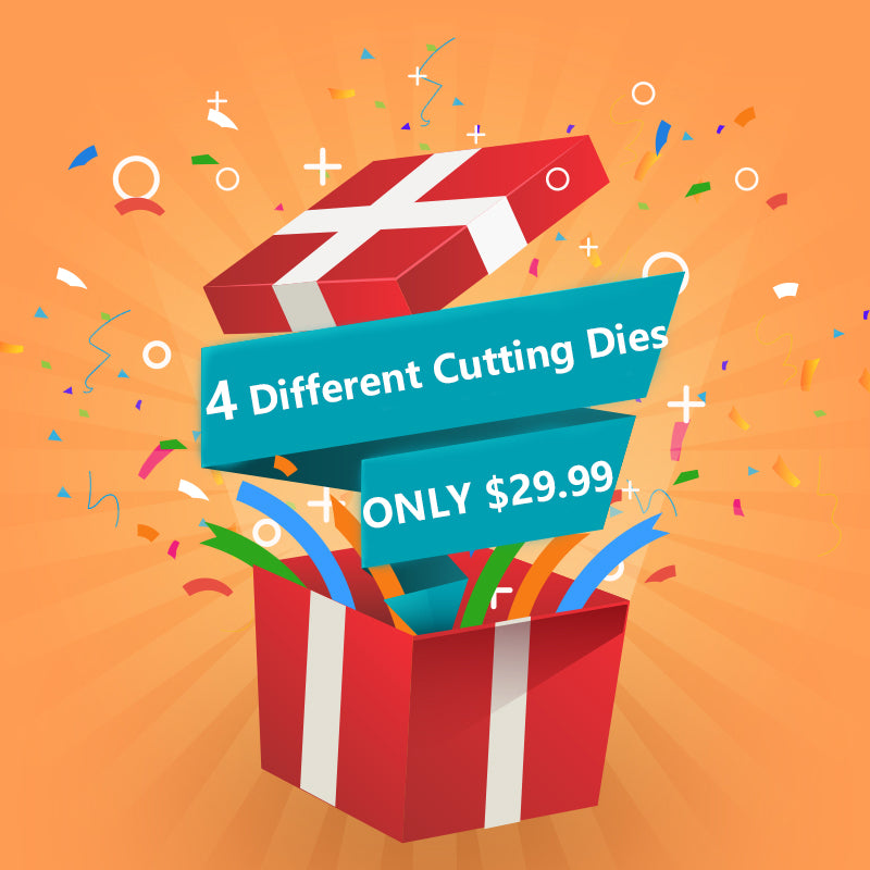 Cutting Dies Box With 4 Items