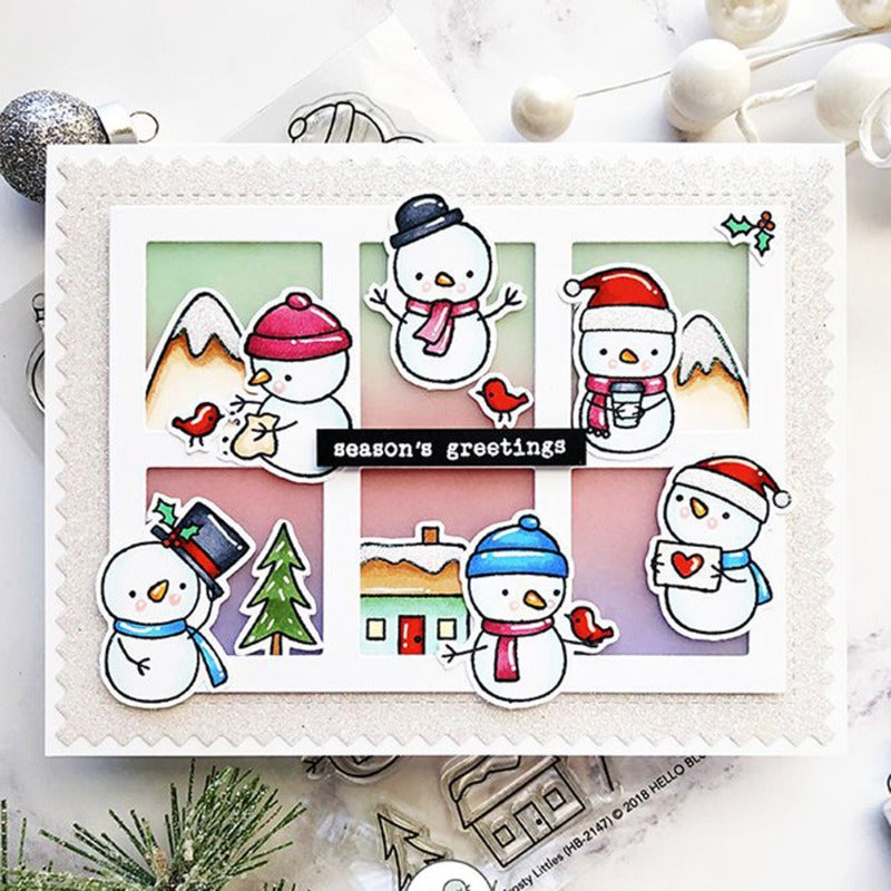 Winter Snowman Series Dies & Stamps Set