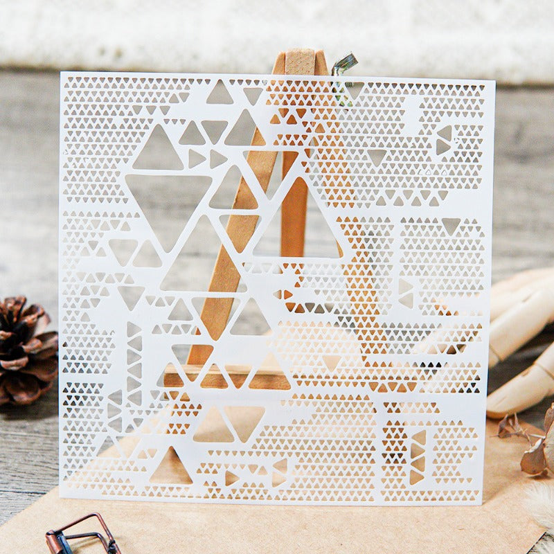 Triangle DIY Painting Hollow Stencil
