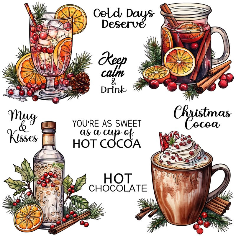 Party Drinks Dies & Stamps Set