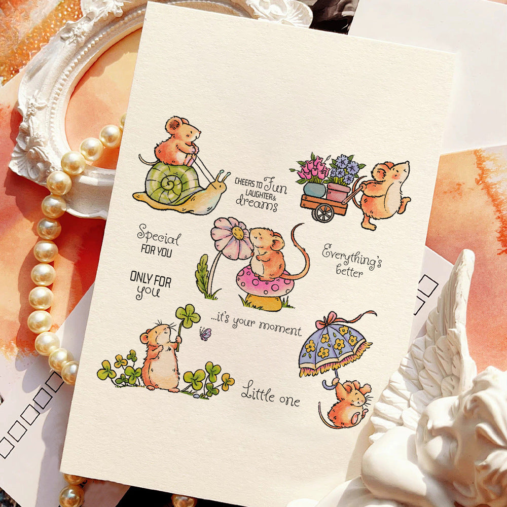 Cozy Mouse Dies & Stamps Set