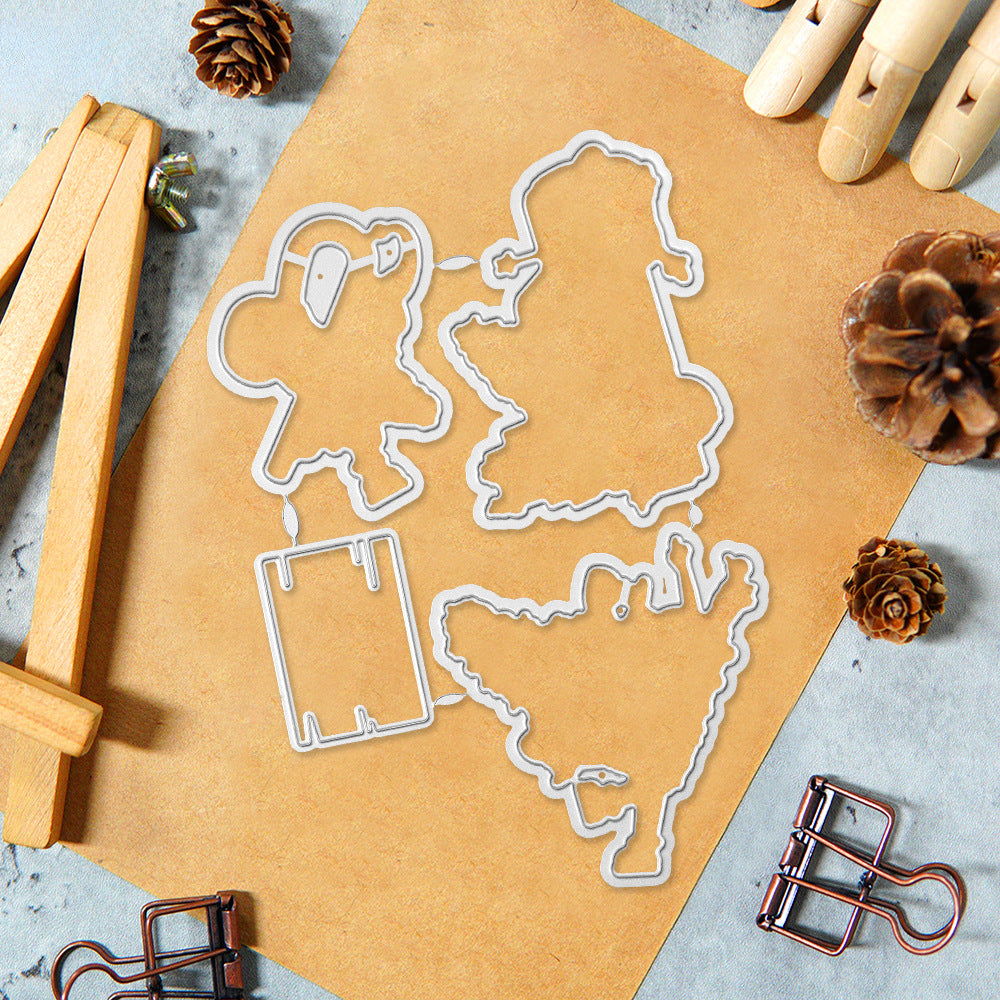 Christmas Theme Dies & Stamps Set