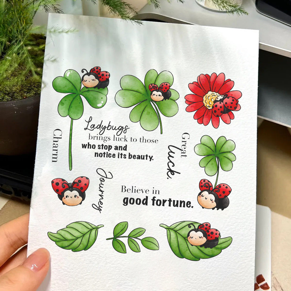Lucky Ladybug Clover Dies & Stamps Set