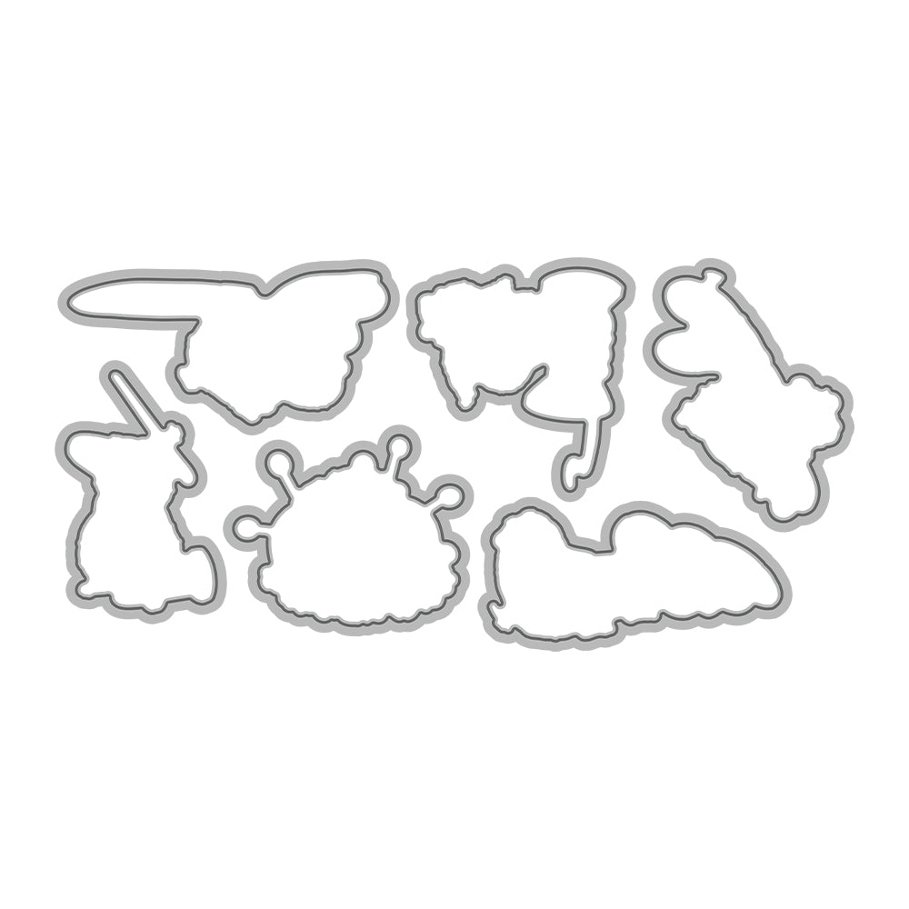 Tailor Mouse Dies & Stamps Set