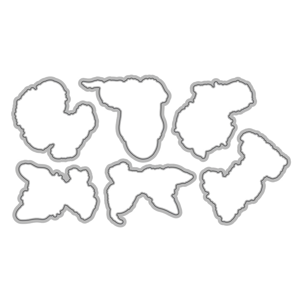 Cute Dogs Dies & Stamps Set