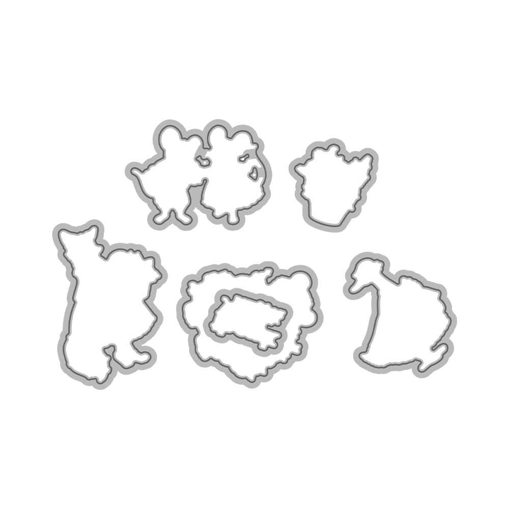 Animal Series Dies & Stamps Set