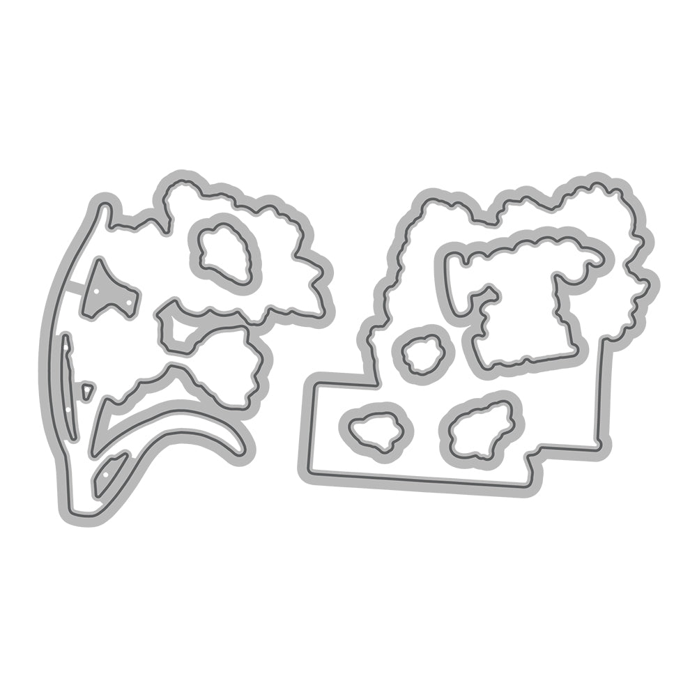 Bear and Flowers Dies & Stamps Set