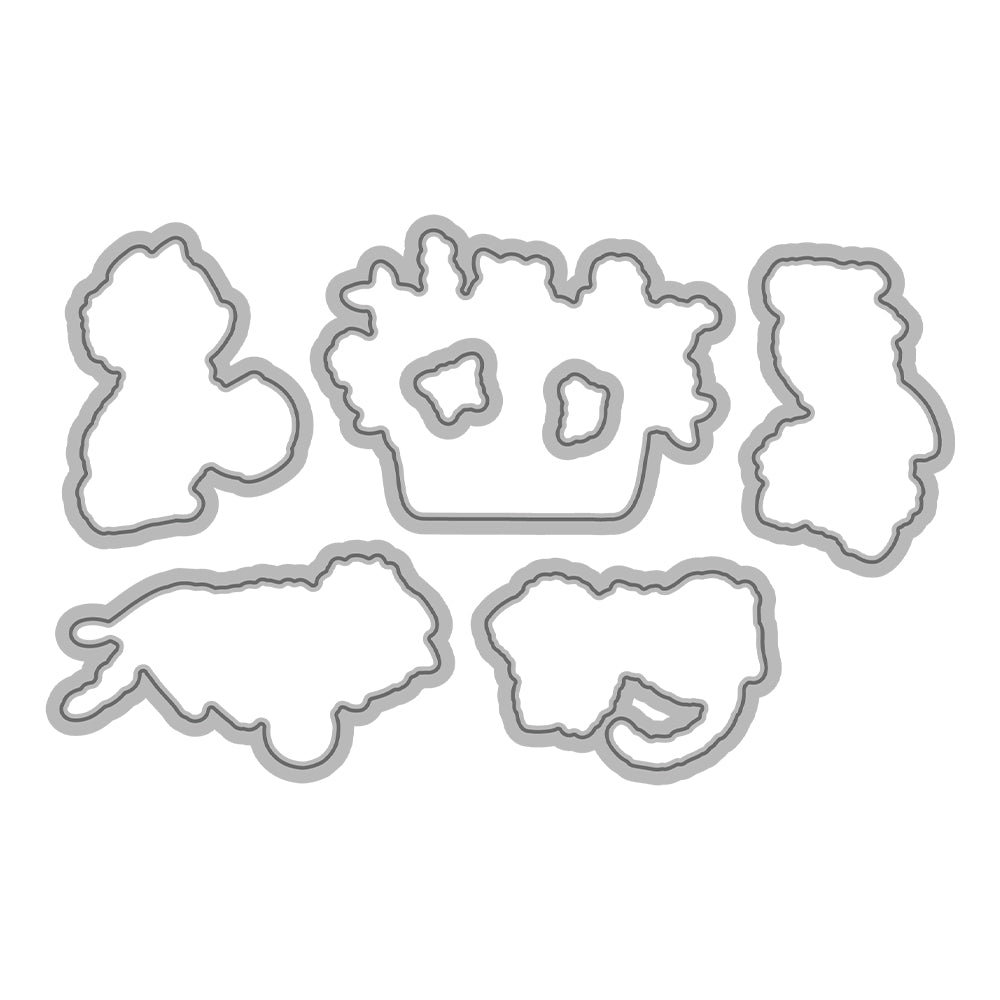 Cute Cats Dies & Stamps Set