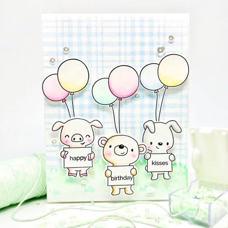 Animal Message Board Dies & Stamps Set
