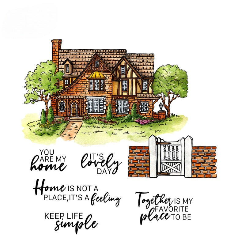 The Country Cottage Dies & Stamps Set