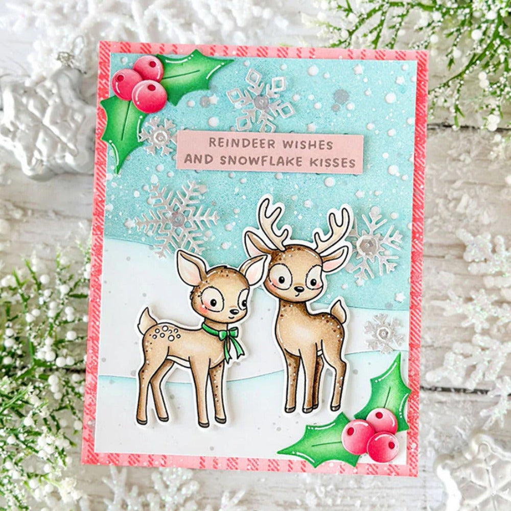 Santa Claus and Deer Dies & Stamps Set
